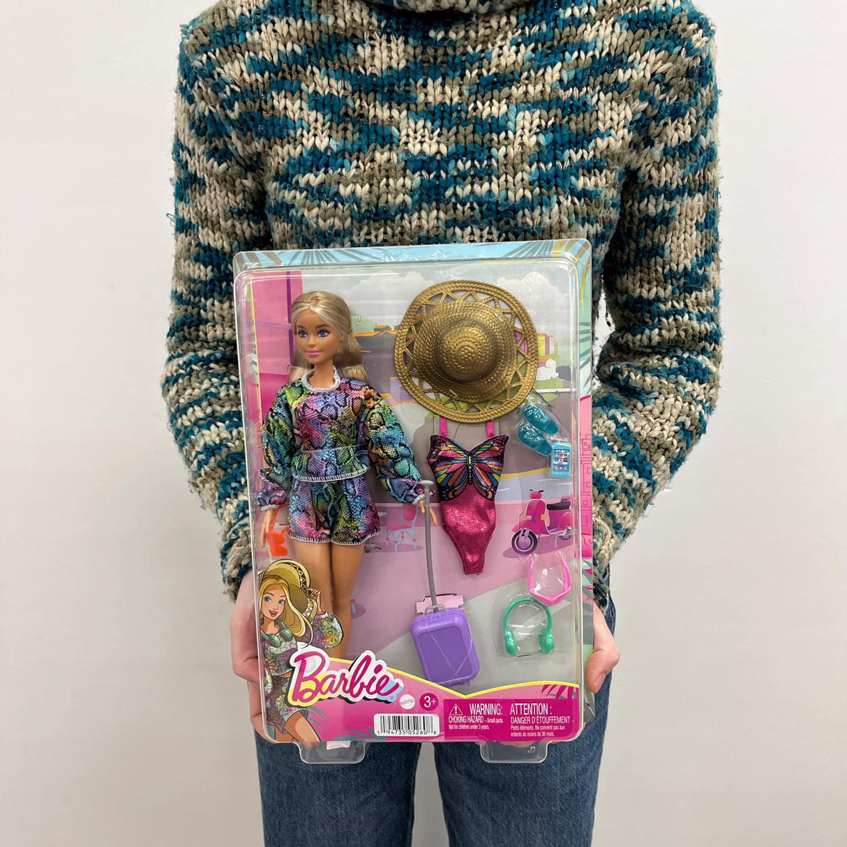 BARBIE FERIE EVENTYR DUKKE + TILBEHØR