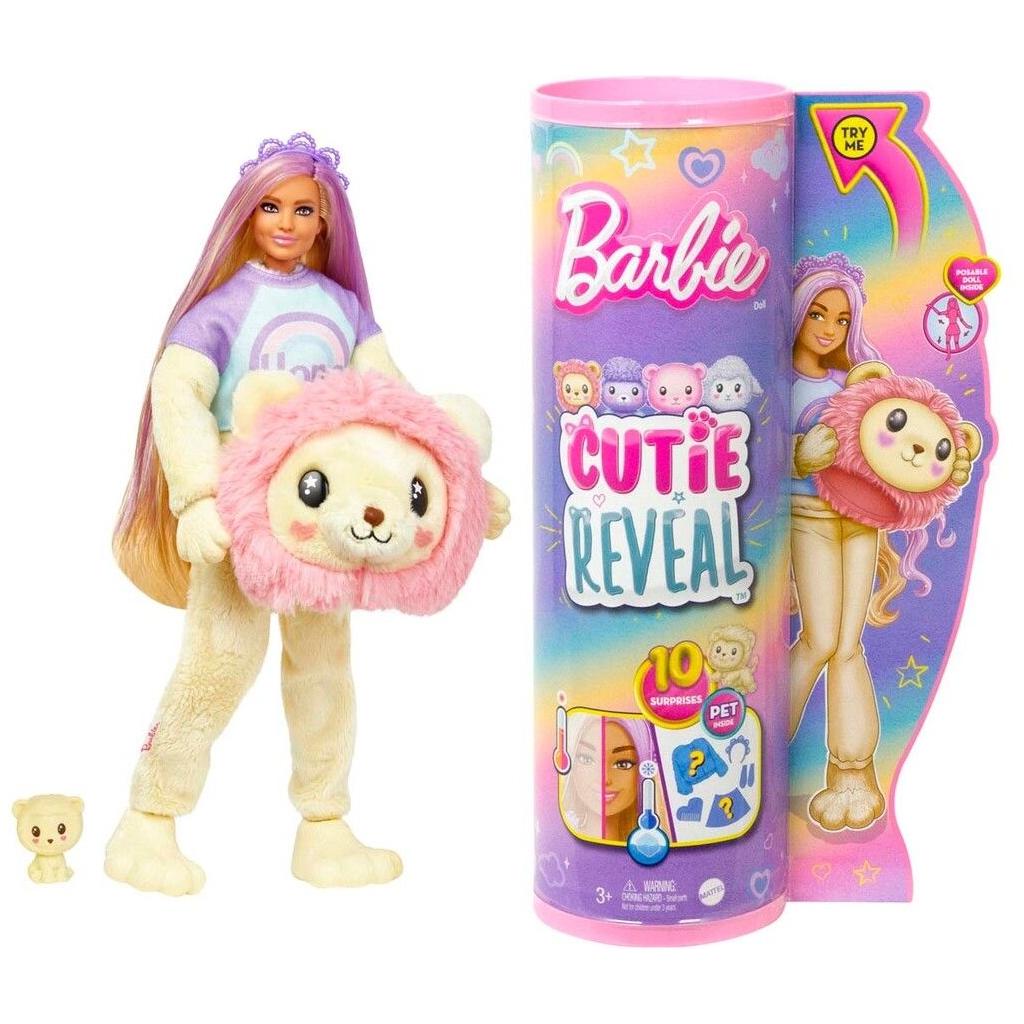 Barbie Cutie Reveal Løve kostume