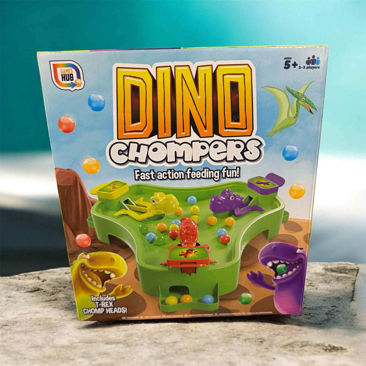 Dinosaur chompers spil