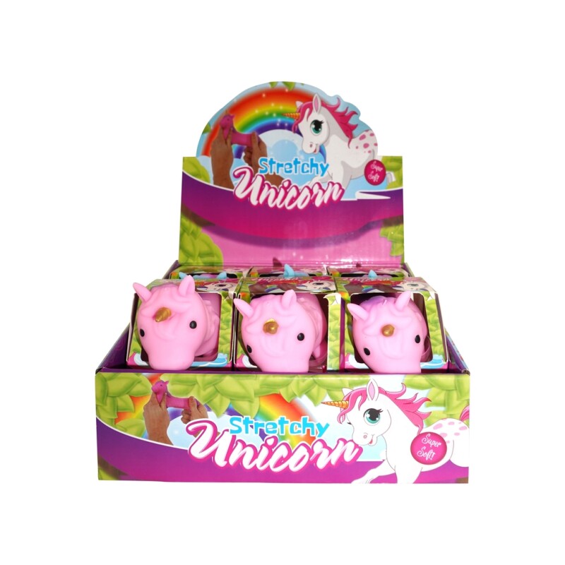 Fidget Enhjørning Strækbar 8 cm til 50 cm (Leveres assorteret)