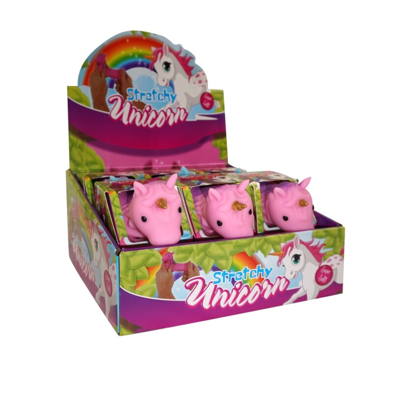 Fidget Enhjørning Strækbar 8 cm til 50 cm (Leveres assorteret)