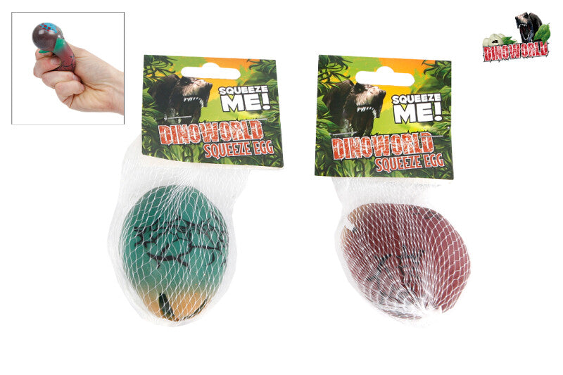 Fidget Æg med Dinosaur Figur 6 cm