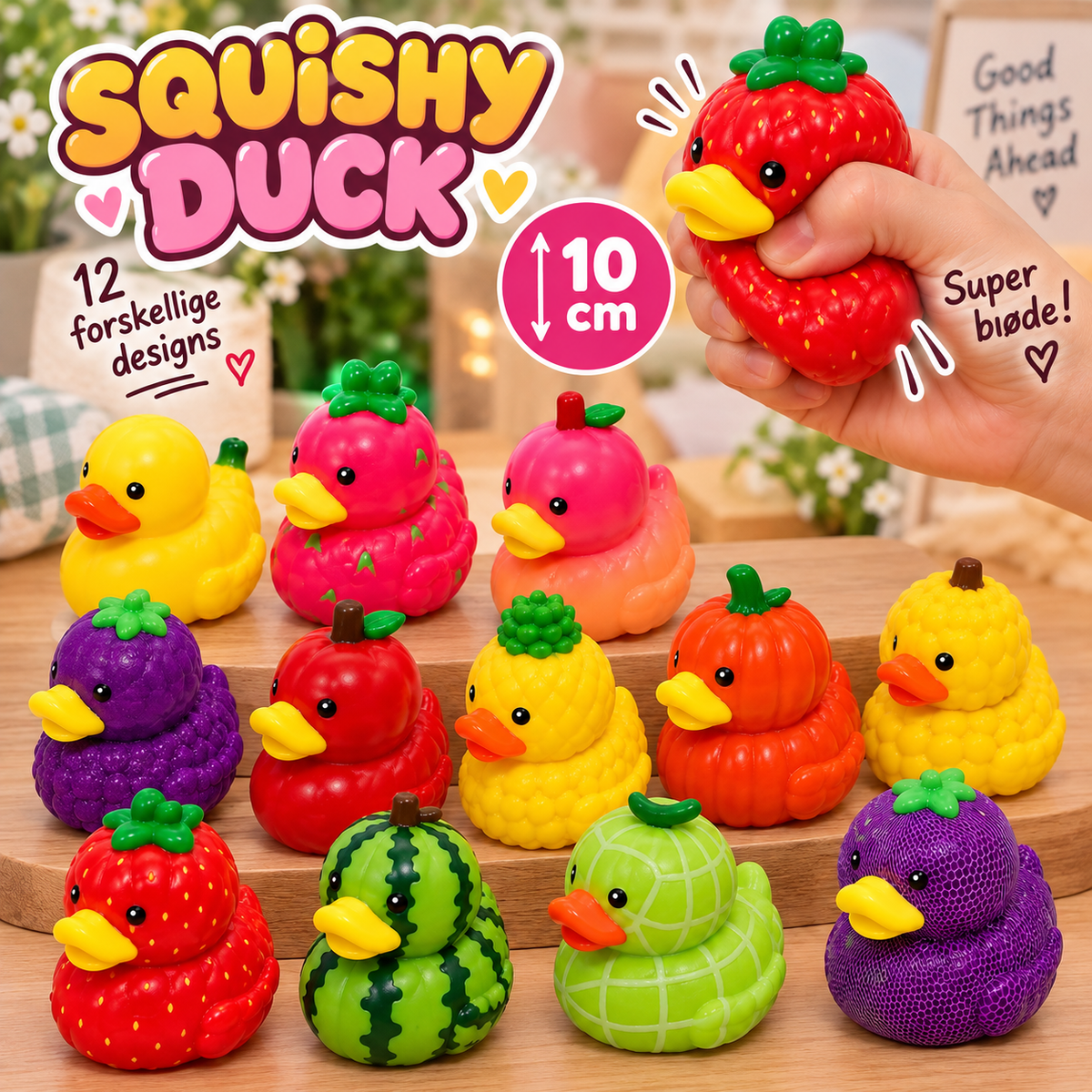 squishy slow rise duck 10 cm