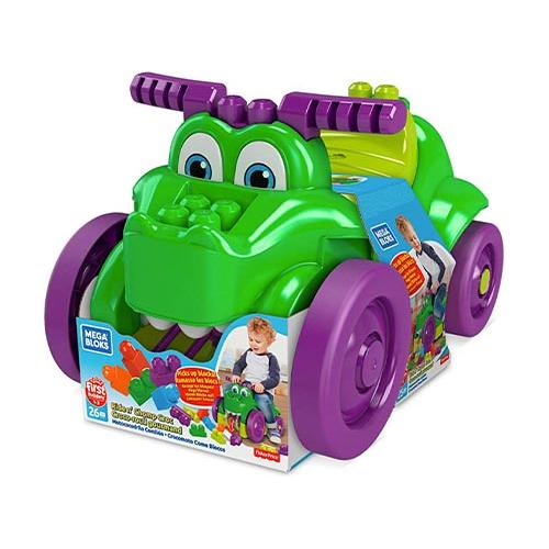 Mega bloks Dinosaur gåbil med tilhørende klodser