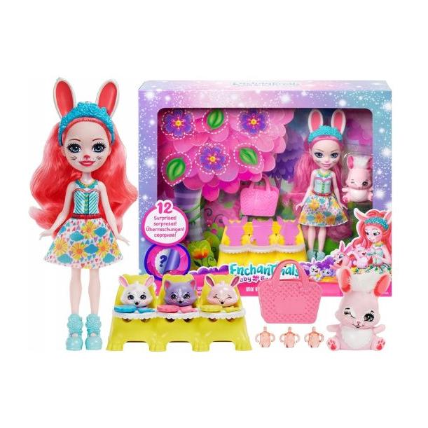 Enchantimals baby kanin familie legesæt