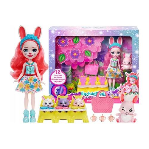 Enchantimals baby kanin familie legesæt