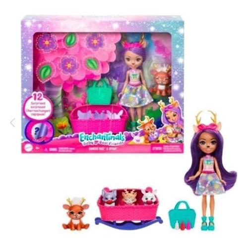 Enchantimals legesæt Rensdyr familie & Dukke