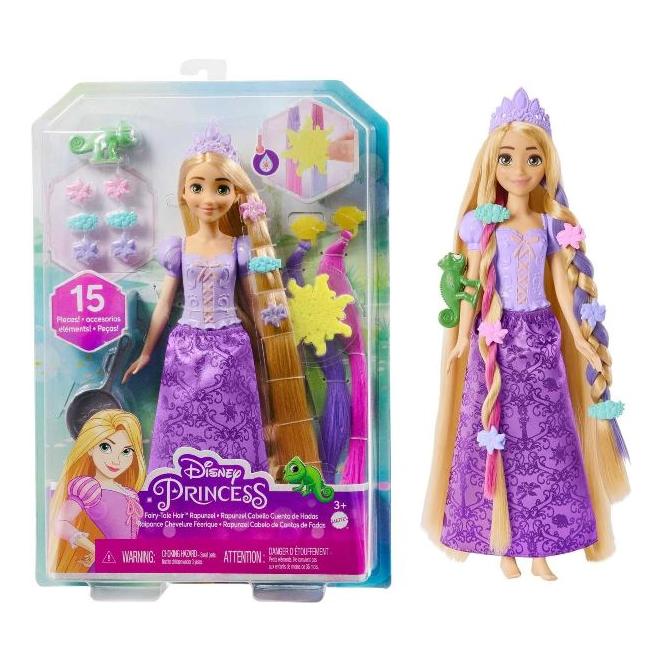 Disney Rapunzel dukke med mange dele