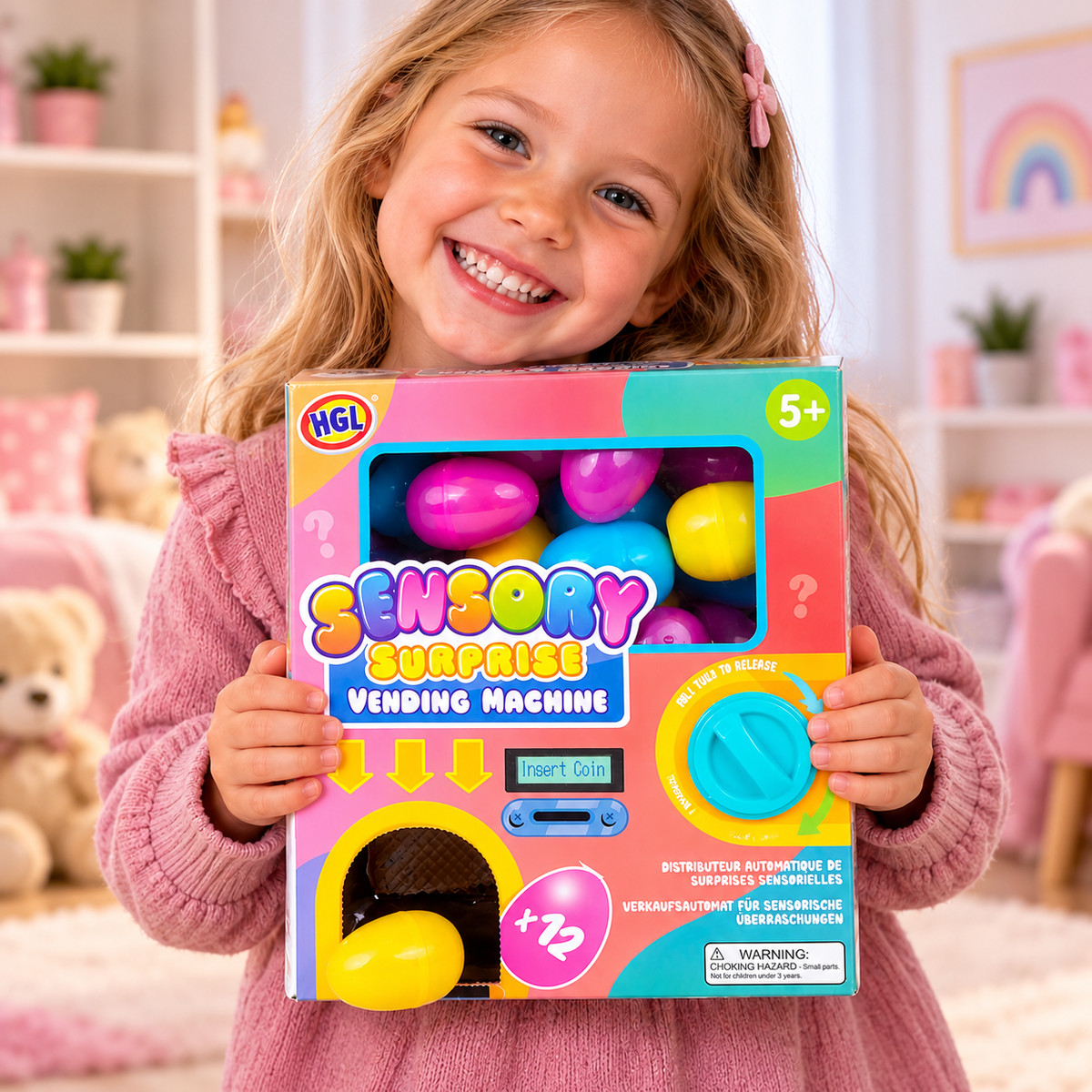 Squishy / Fidget vending machine med 12 overraskelser