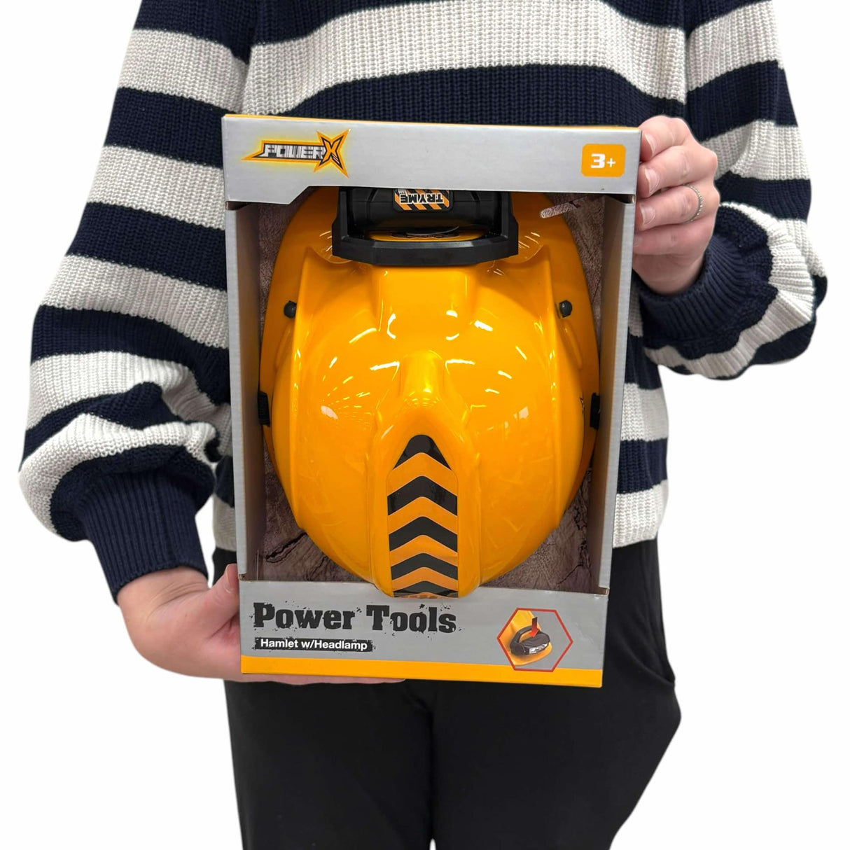 POWER X, Sikkerhedshjelm med bærbar pandelampe