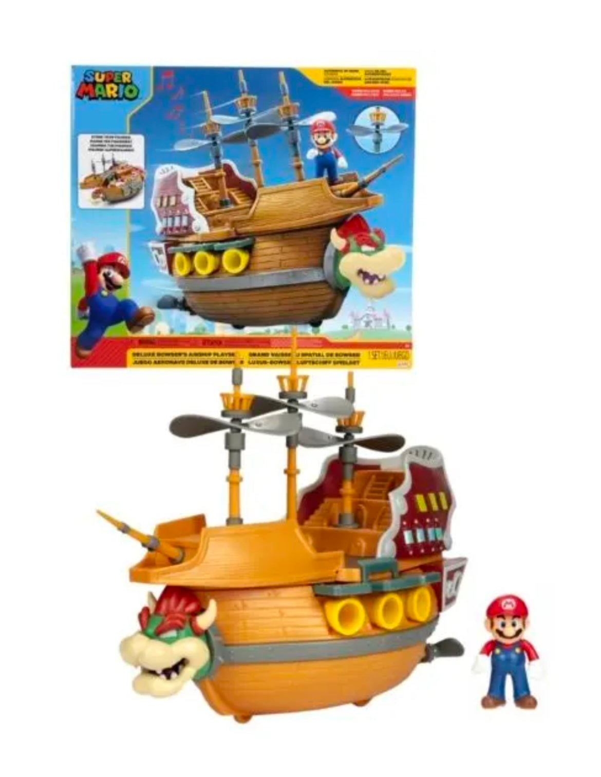 Super Mario deluxe browser’s airship playset