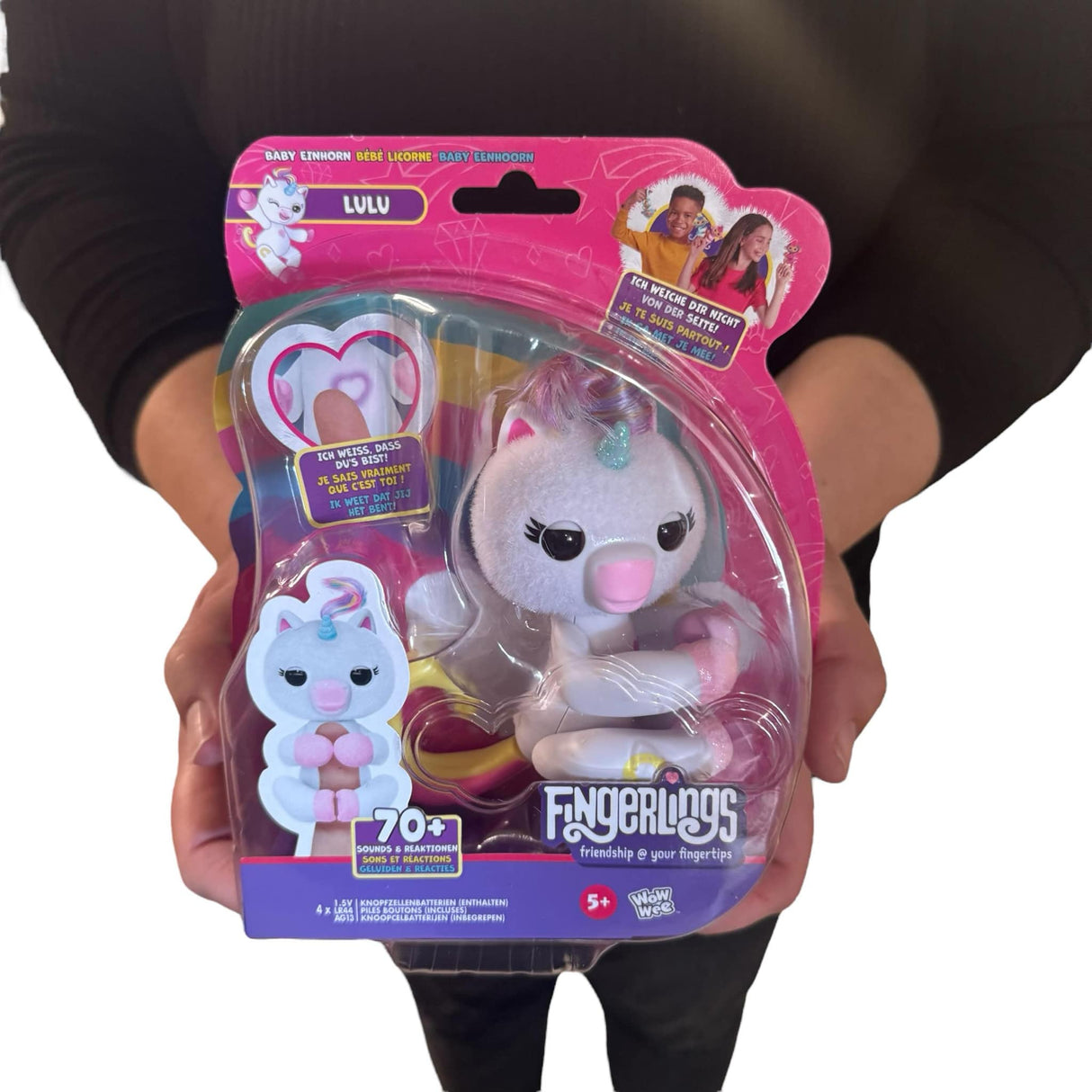 Fingerlings unicorn Med mere end 70 lyde og reaktioner