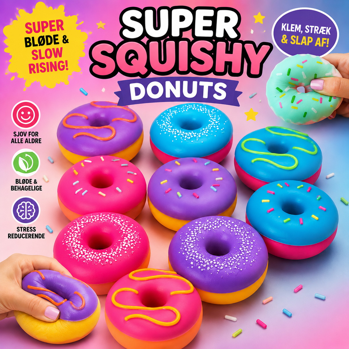 Squishy donut (Leveres assorteret)