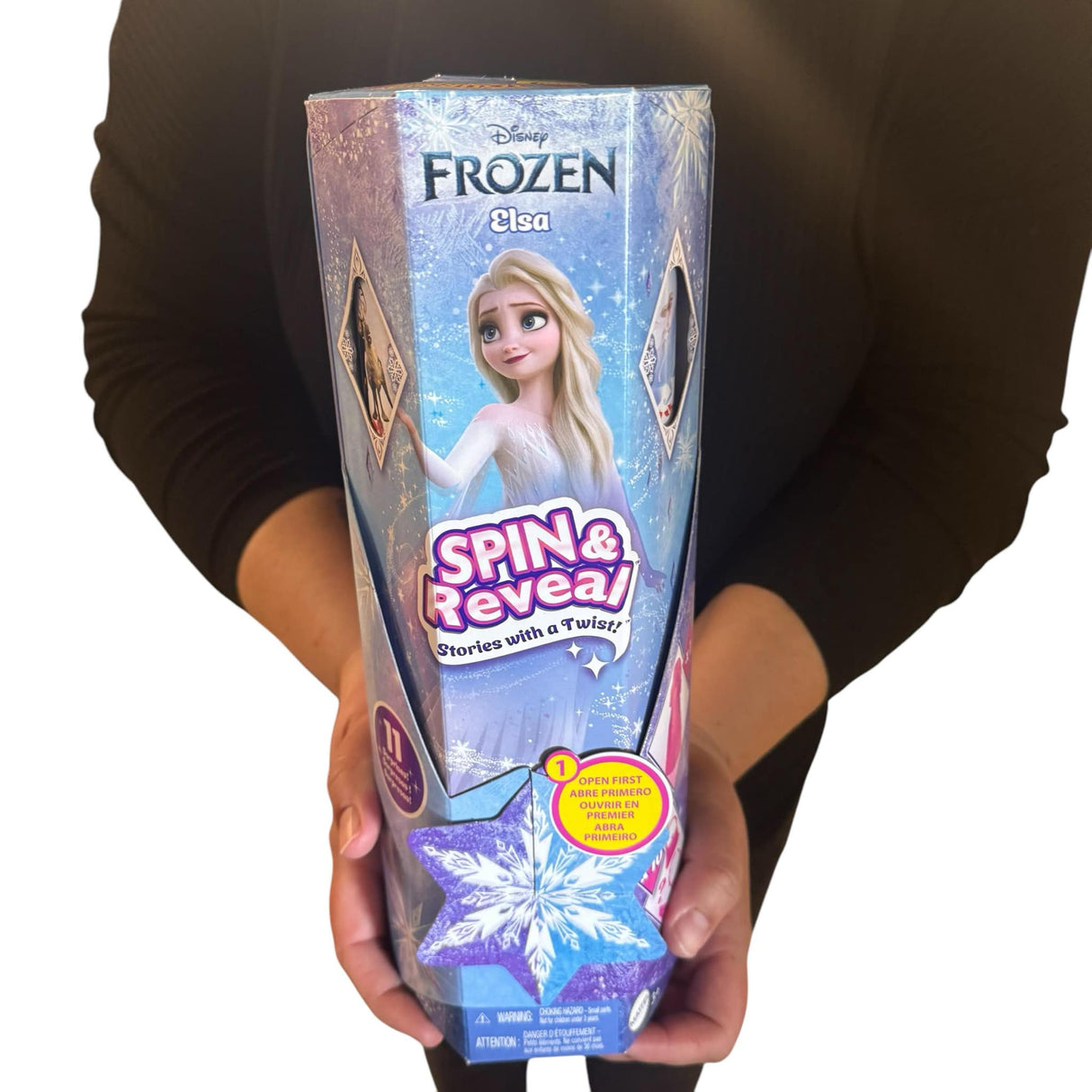 Frozen Elsa Doll spin & Reveal med 11 overraskelser