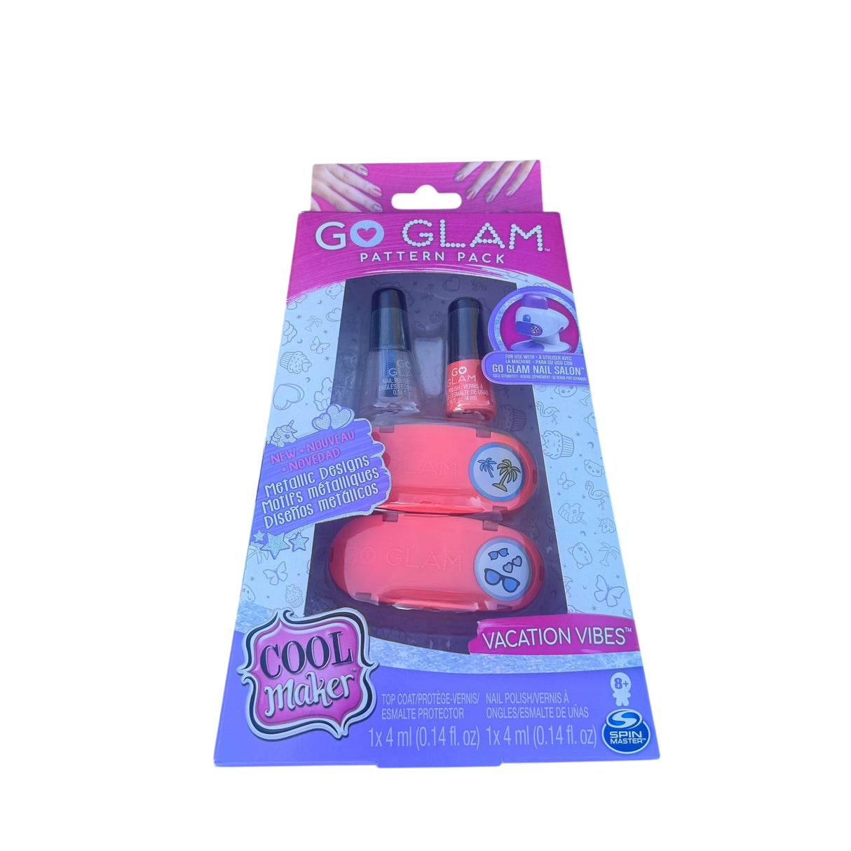 Go glam negle sæt incl neglelak (assorteret)8