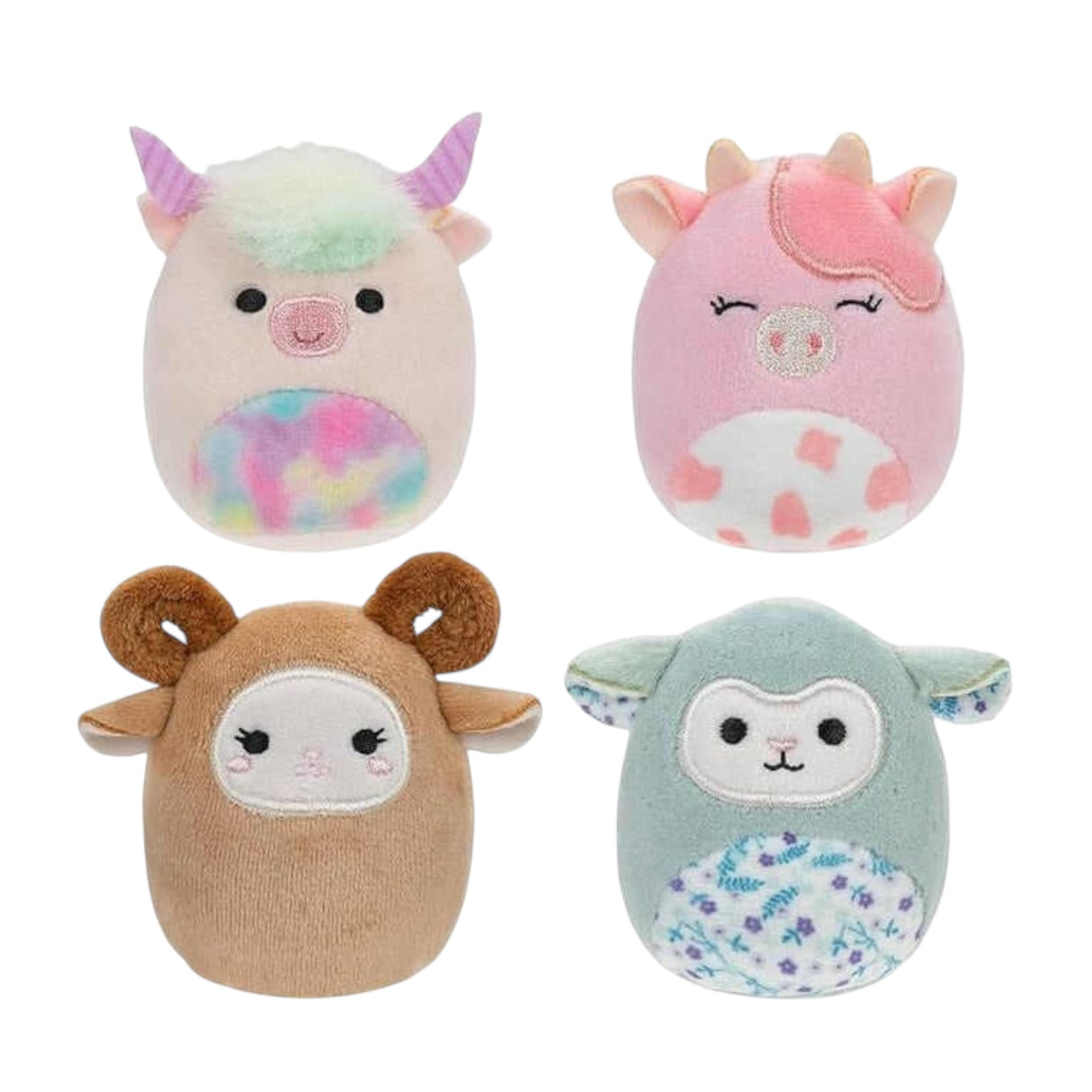 4 pack squishmallow 13x15 cm