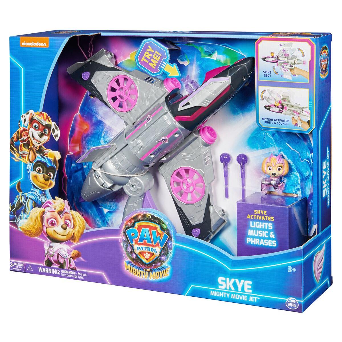 Paw Patrol the movie 2 XL skye køretøj incl figur (Med lys og lyd)