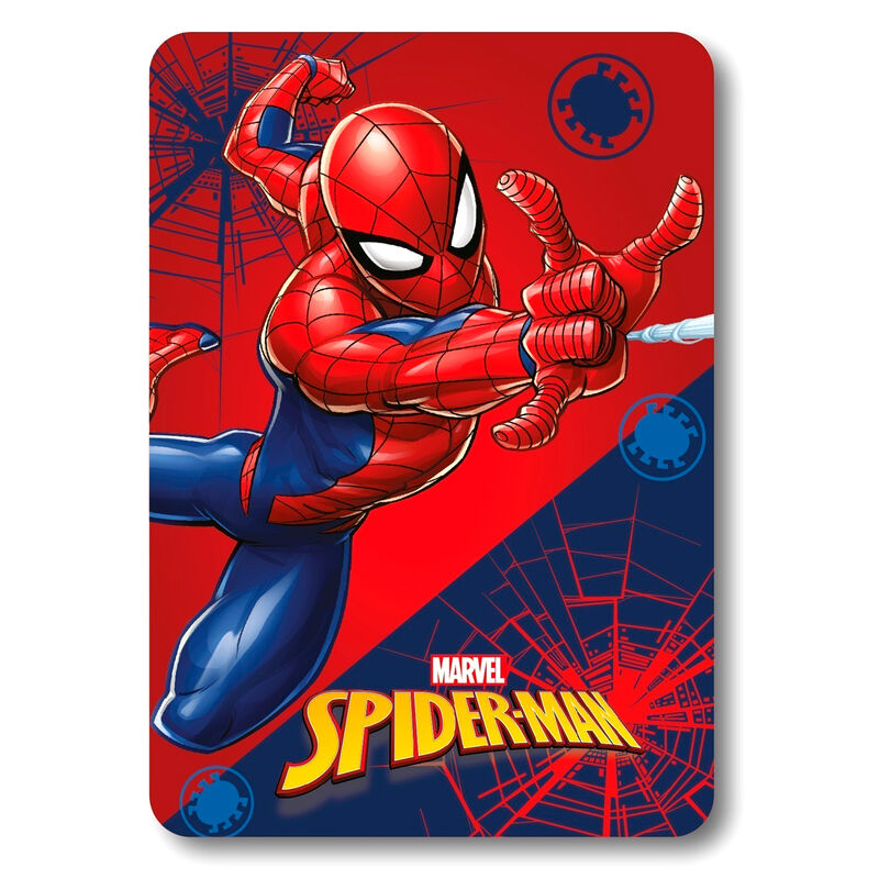 Spiderman fleece tæppe