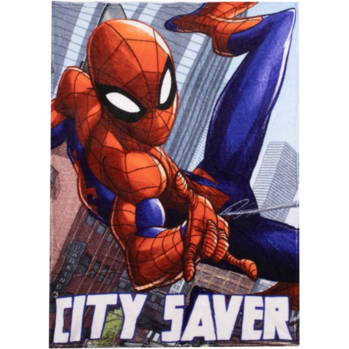 Spiderman - Blødt fleecetæppe