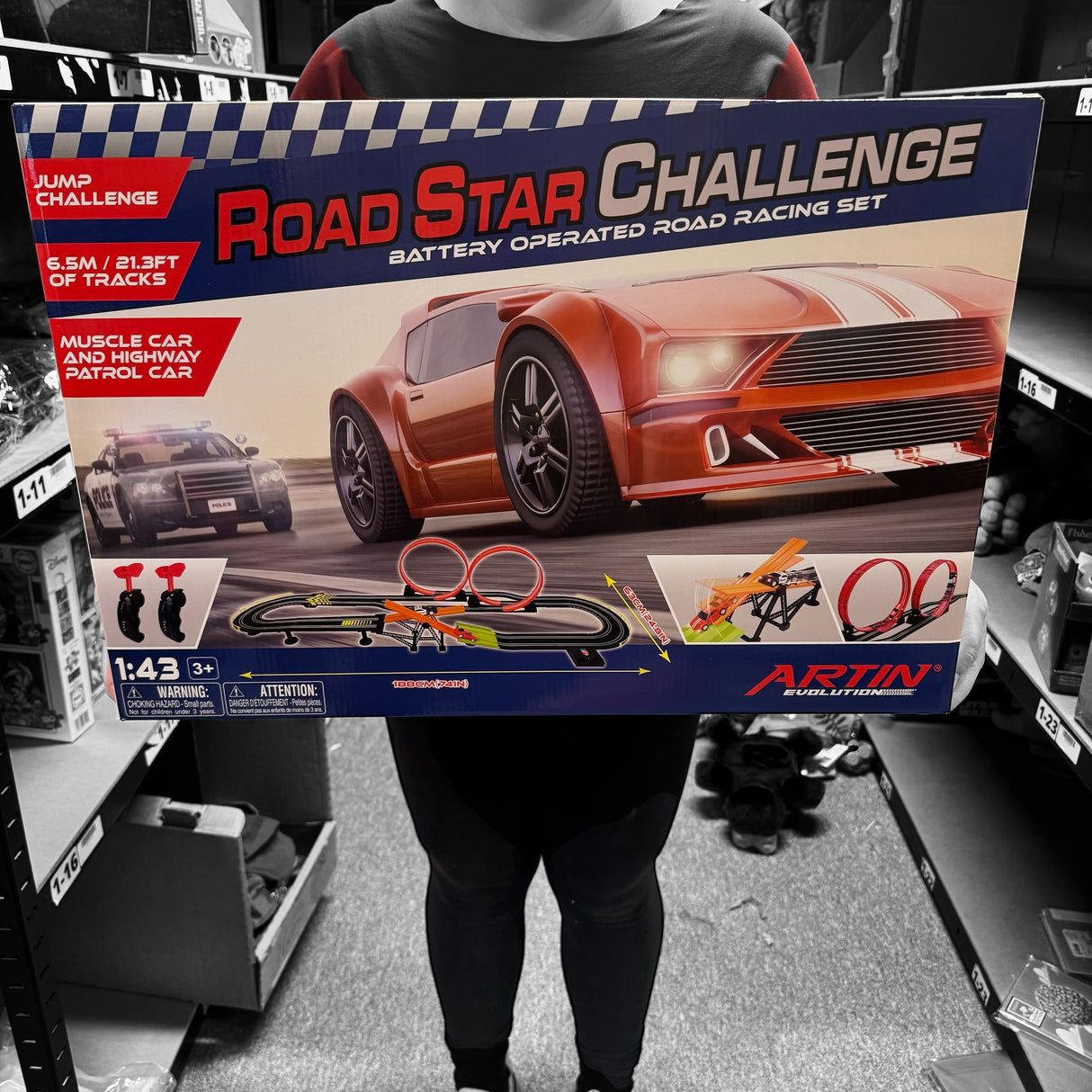 Kæmpe racerbane med loop & Jump