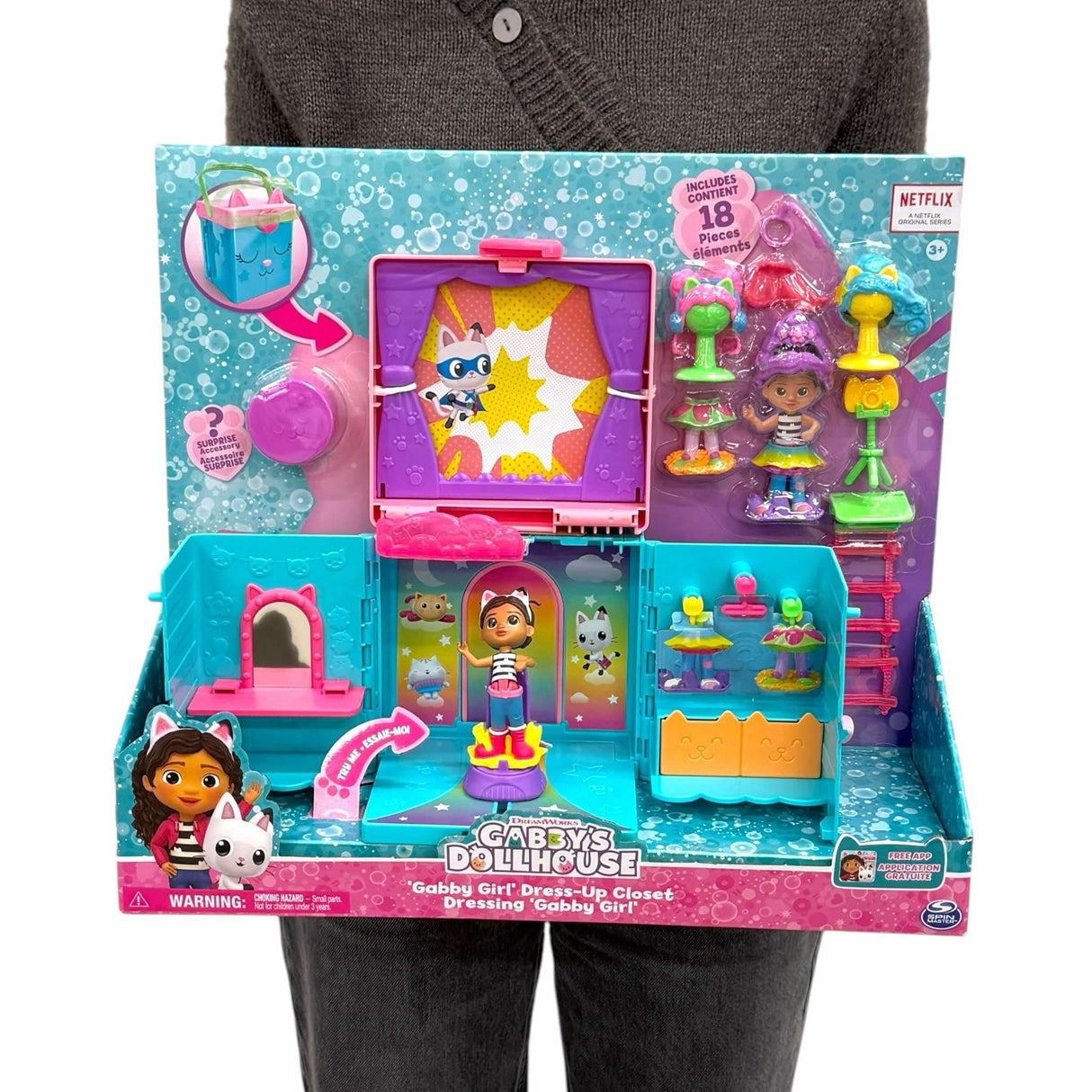 Gabbys Dukkehus regnbueskab