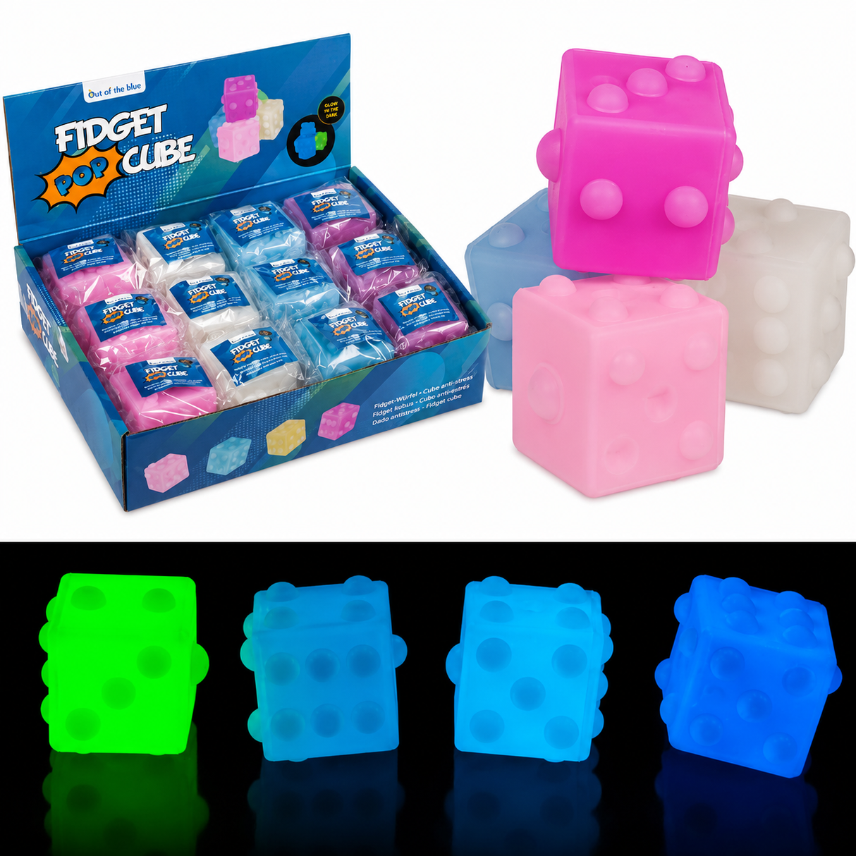 Fidget cube - Glow in the dark