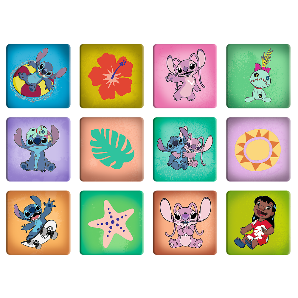 Lilo & Stitch 3-i-1 sæt puslespil + huskespil