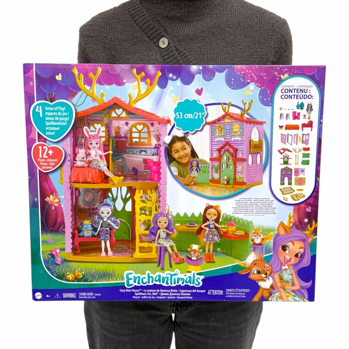 ENCHANTIMALS SÆT DUKKEHUS+ DUKKE