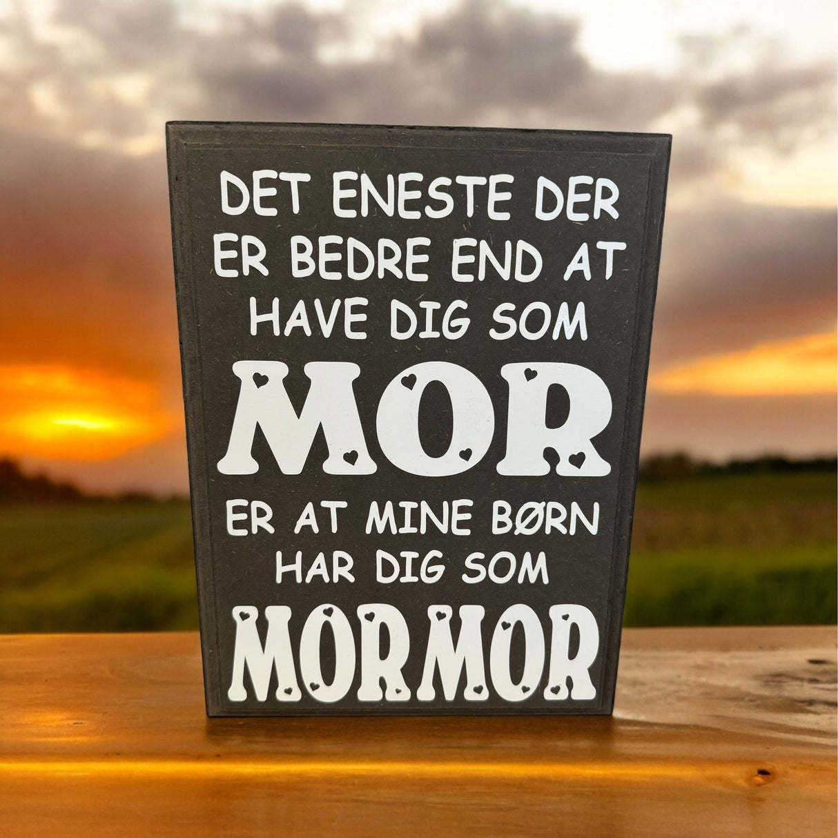 Mor/mormor skilt 30x21 cm