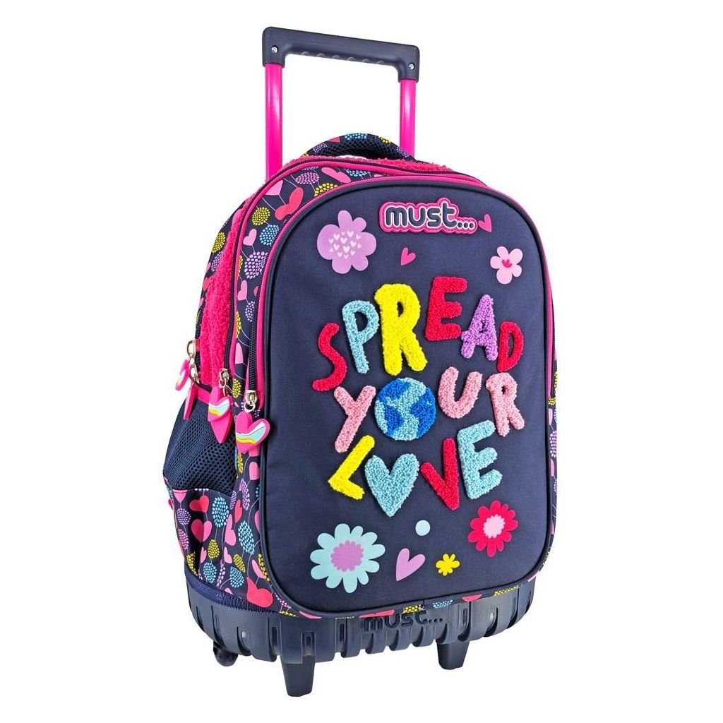 Trolley/skoletaske - Spread your Love