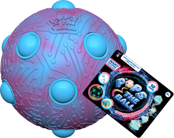 Pops the ball (Glow in the dark) 11 cm