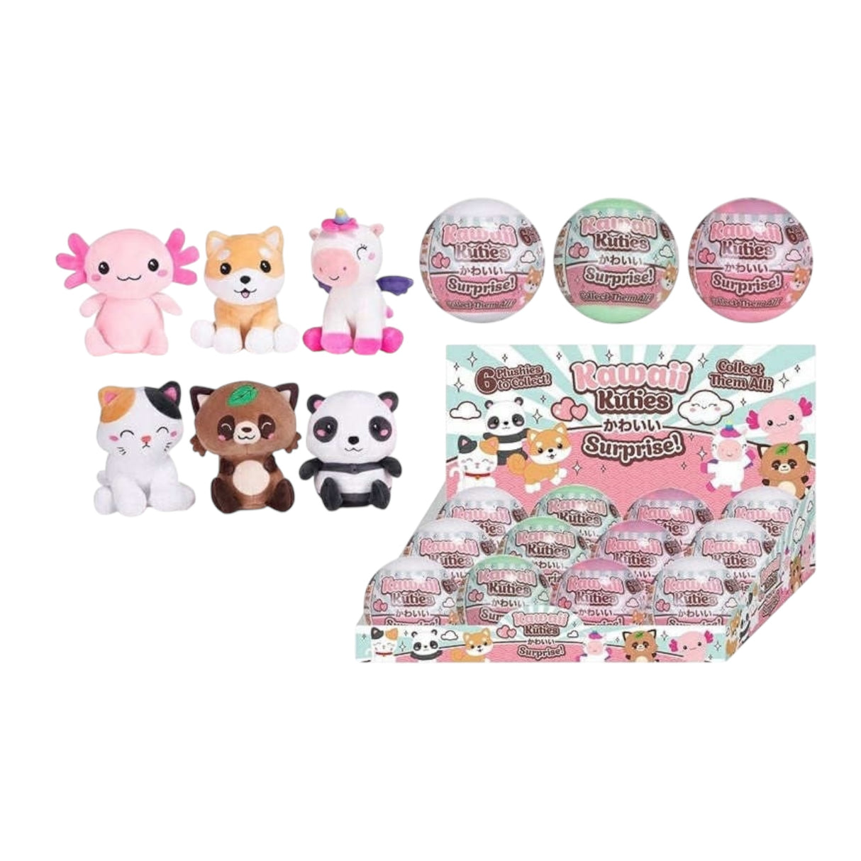 Kawaii surprise ball med bamse