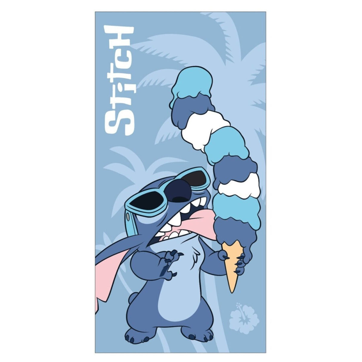 Lilo & Stitch strandhåndklæde 70x140 "Stitch med Is"
