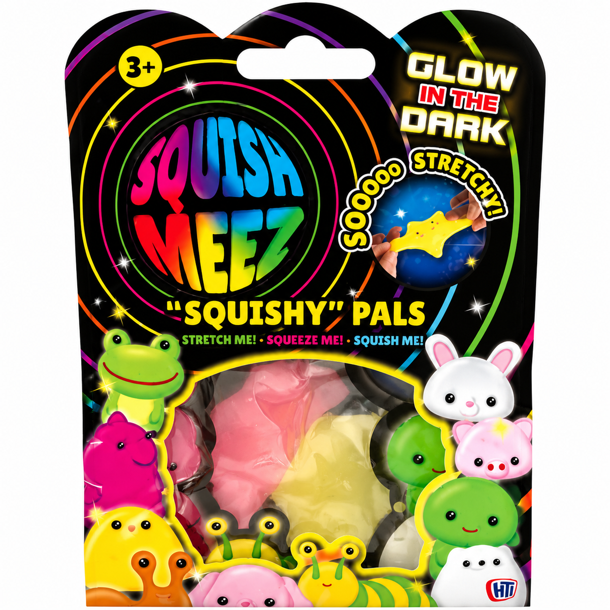 Squish palz glow in the dark 2 pack