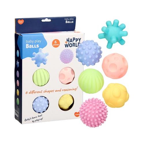 Happy World sanse bolde 6 stk