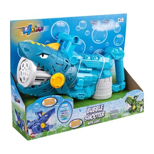 Sæbeboble pistol haj med lys