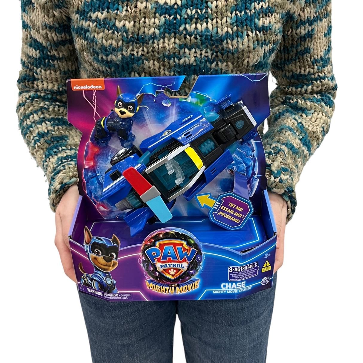 Paw patrol Chase med lys og lyd incl figur