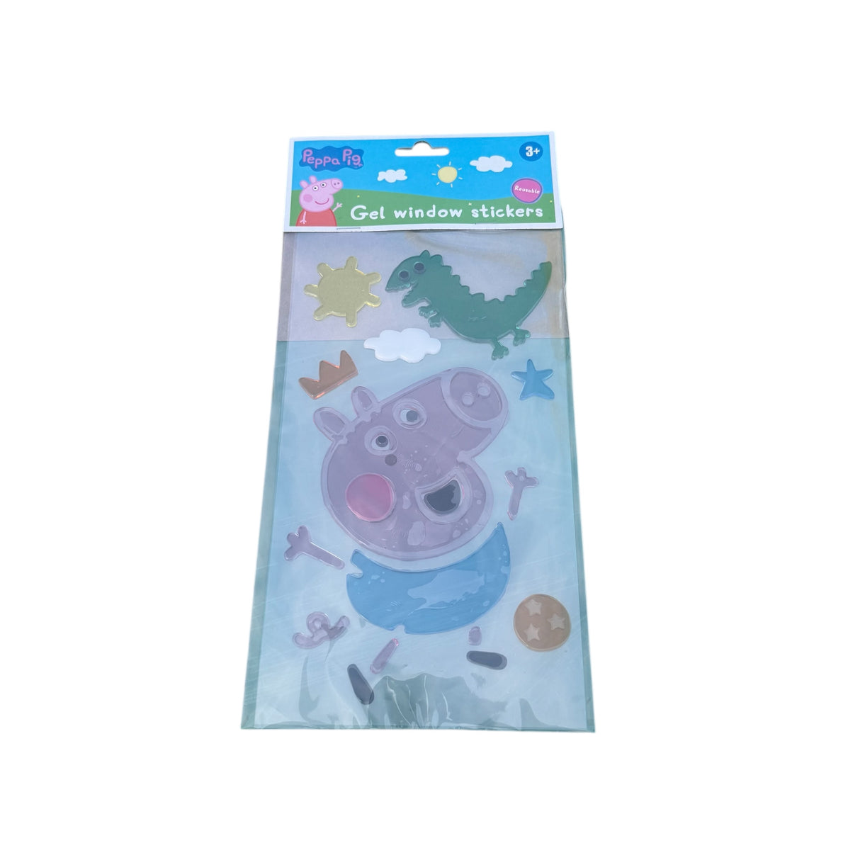 Gurli/Gustav vindue gel stickers (assorteret)