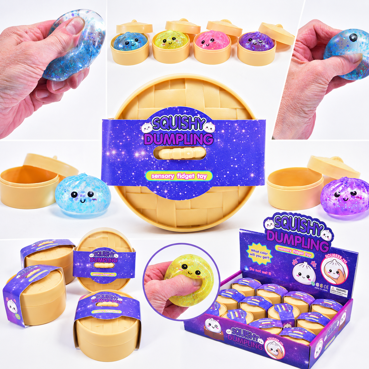 Frugt duftende glitter dumpling 5.5 cm (Sugar edition)