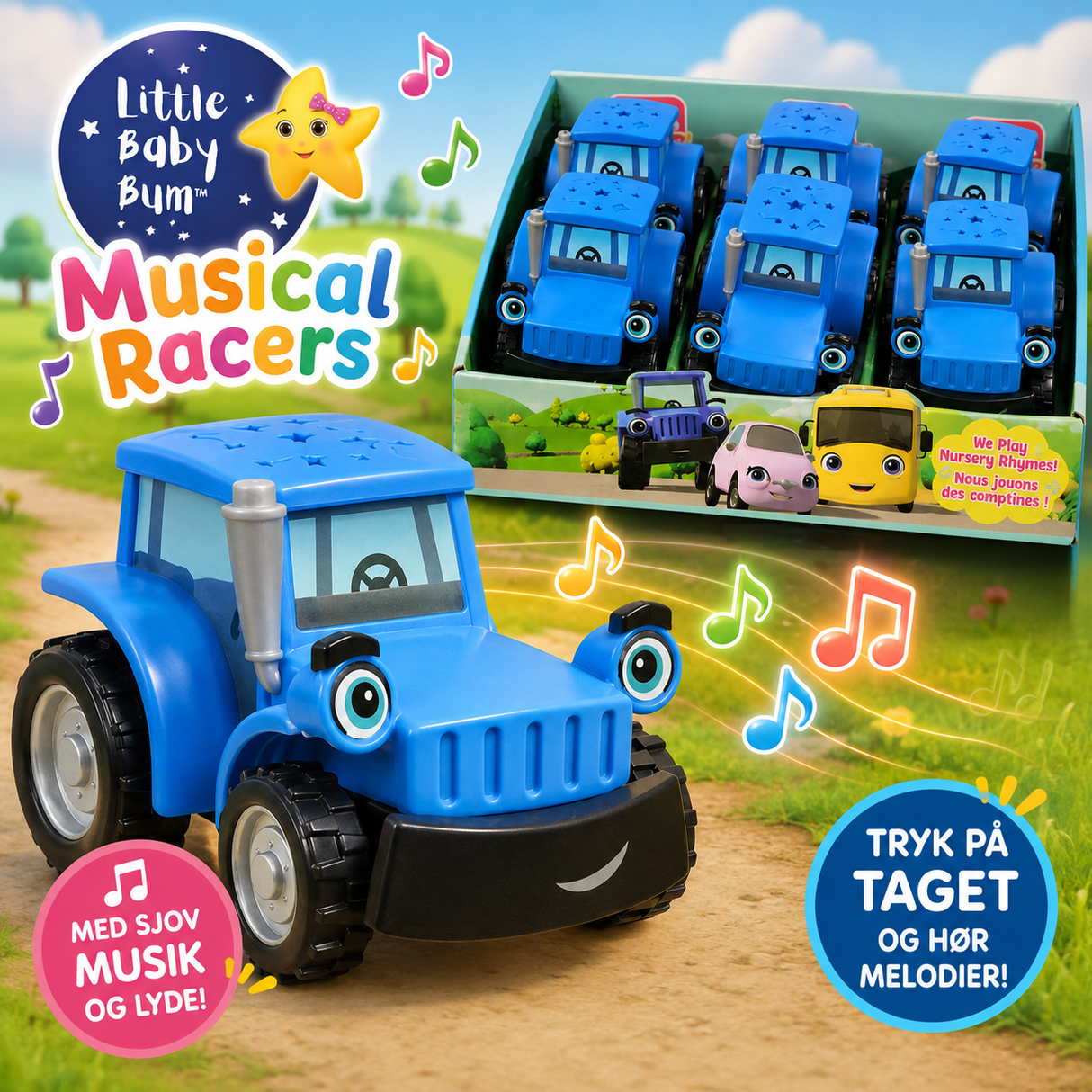 Little Tikes music tractor (OBS: Batteri medfølger ikke)