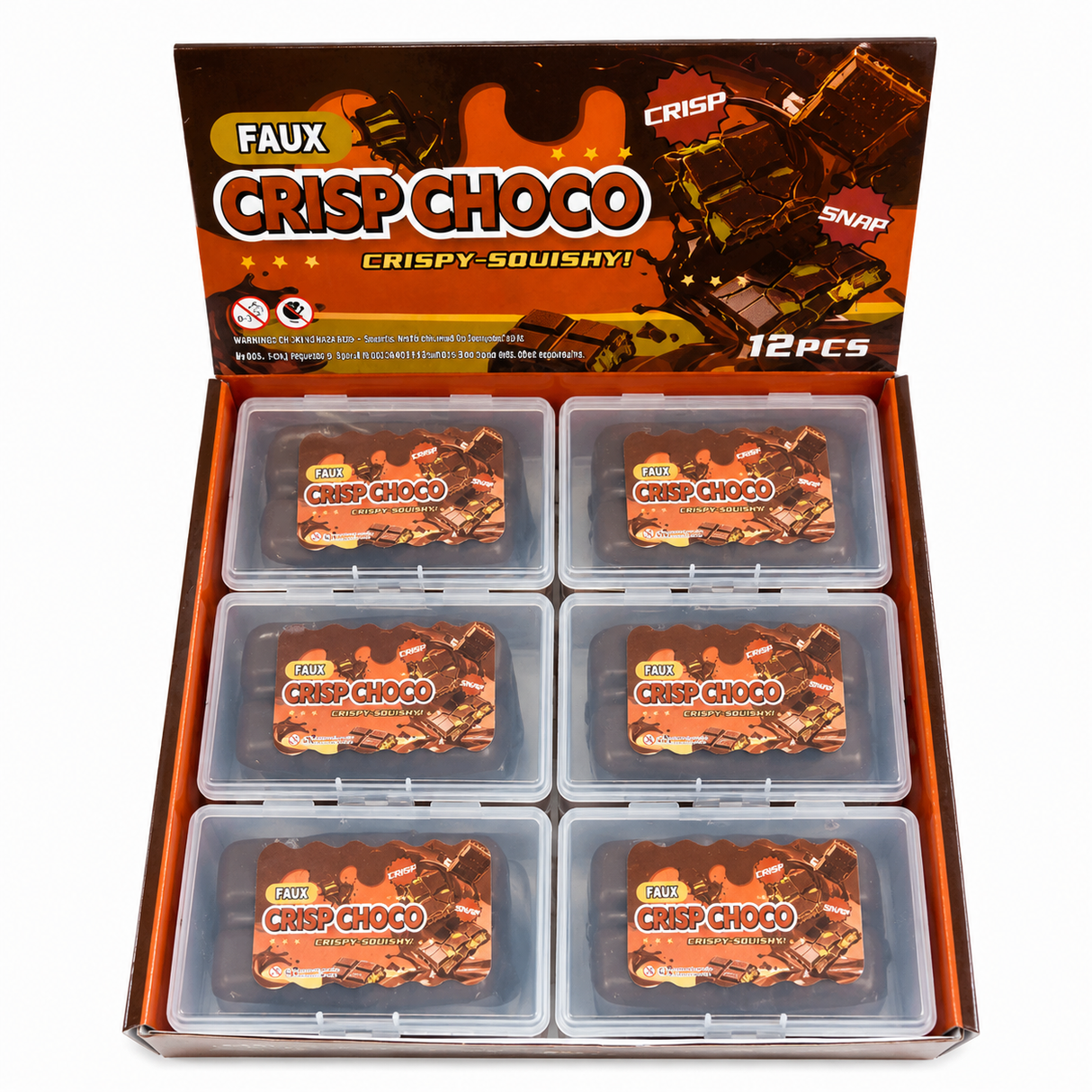 Crispy squishy chokoladebar 8 cm