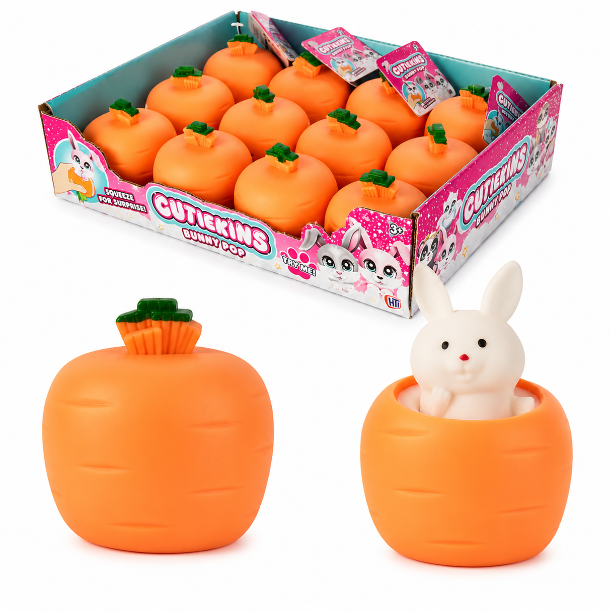 Bunny pop squishy