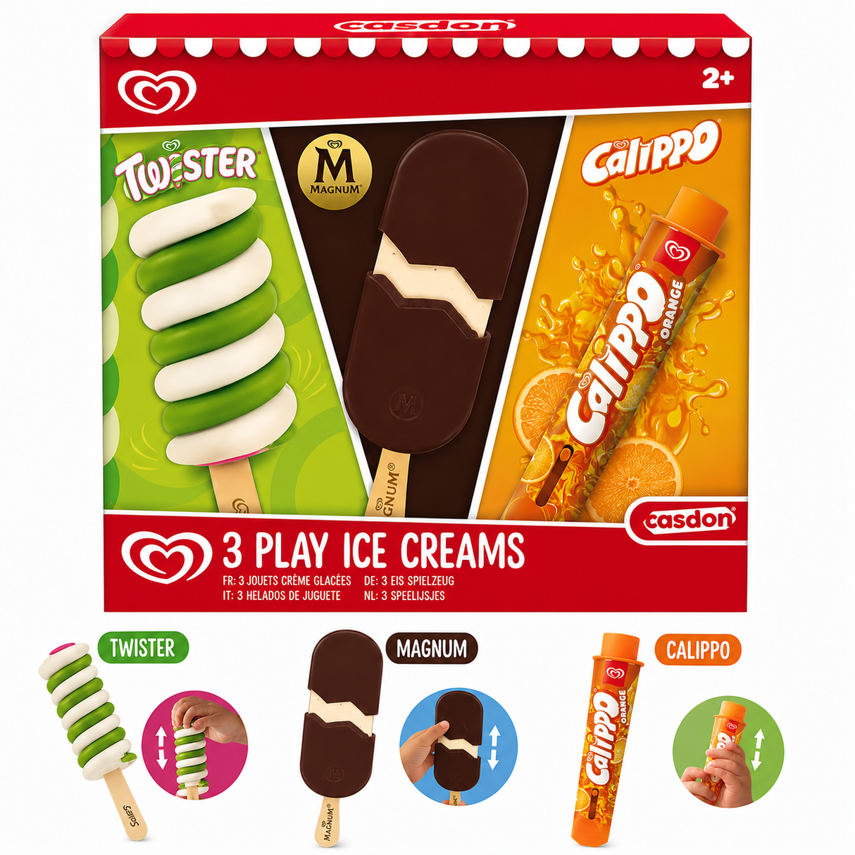 3 pack islegetøj