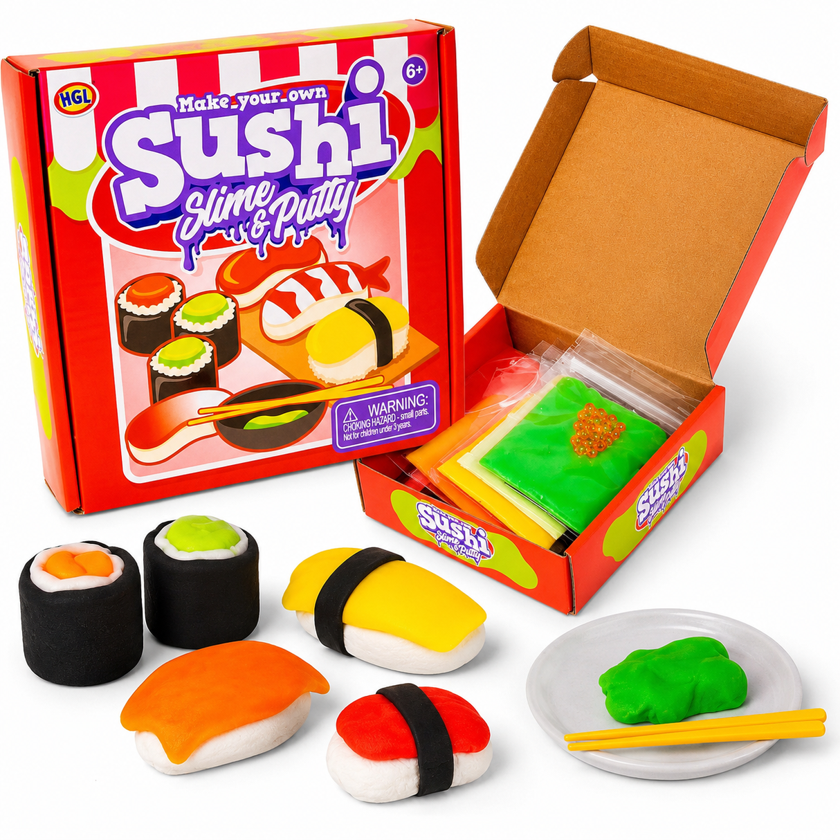 Make your own Sushi Slime & Putty
