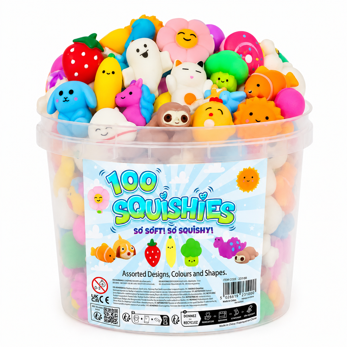 Squishy box med 100 squishy