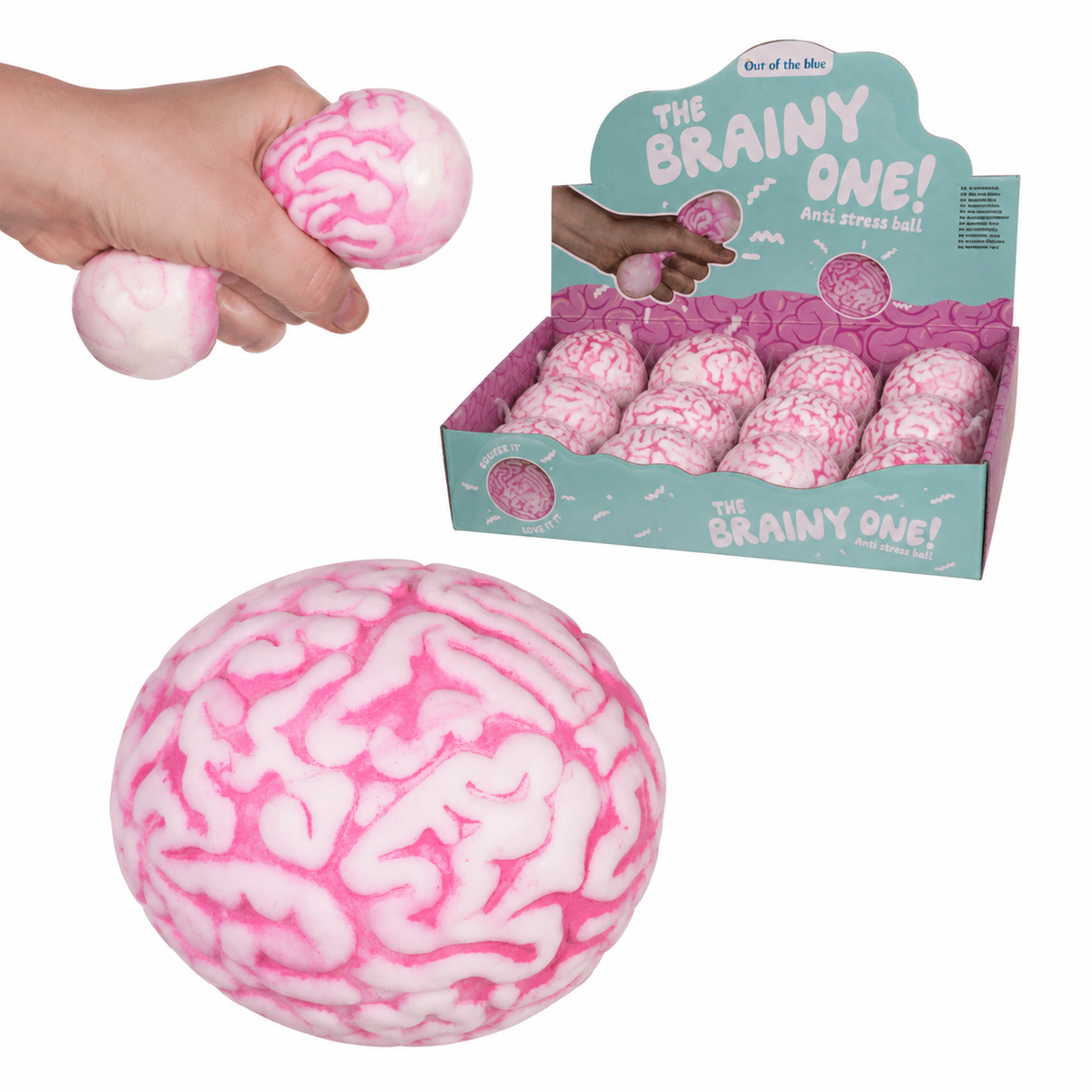 Squishy hjerne 10 cm