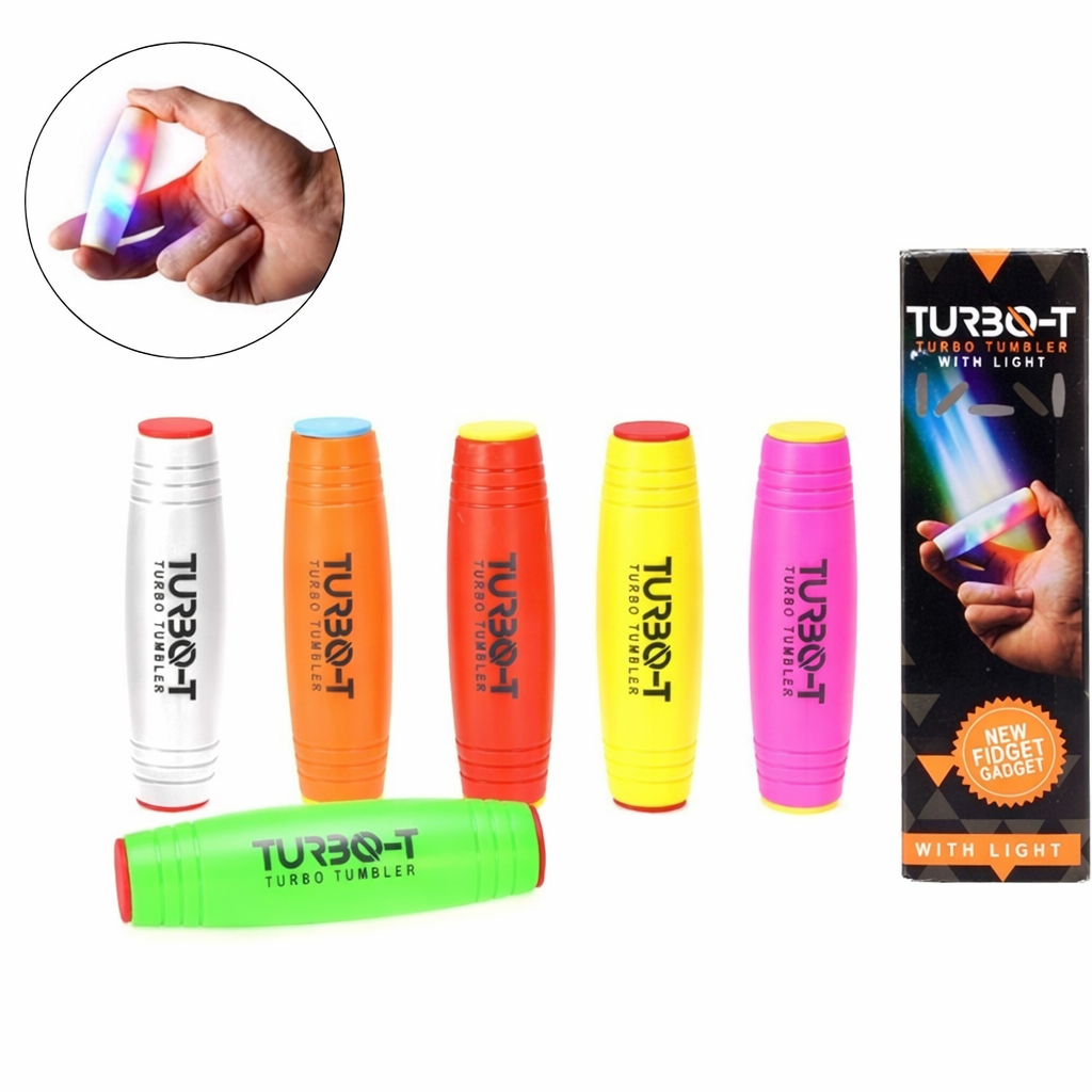 Turbo-T Tumbler med lys (Ass. farve)