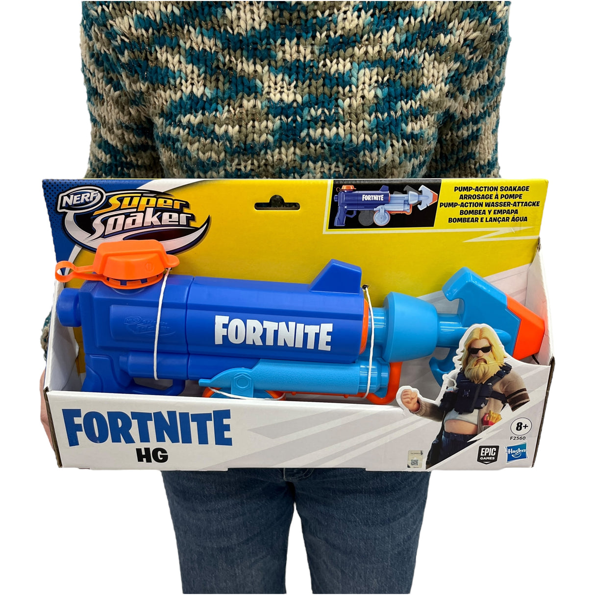 Nerf super soaker fortnite hc water blaster
