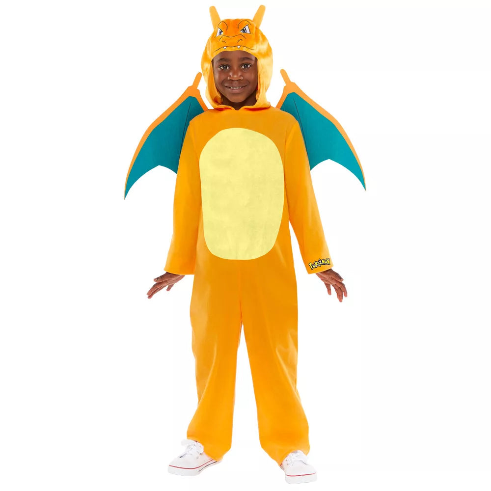 Pokemon Charizard kostume 4-6 år