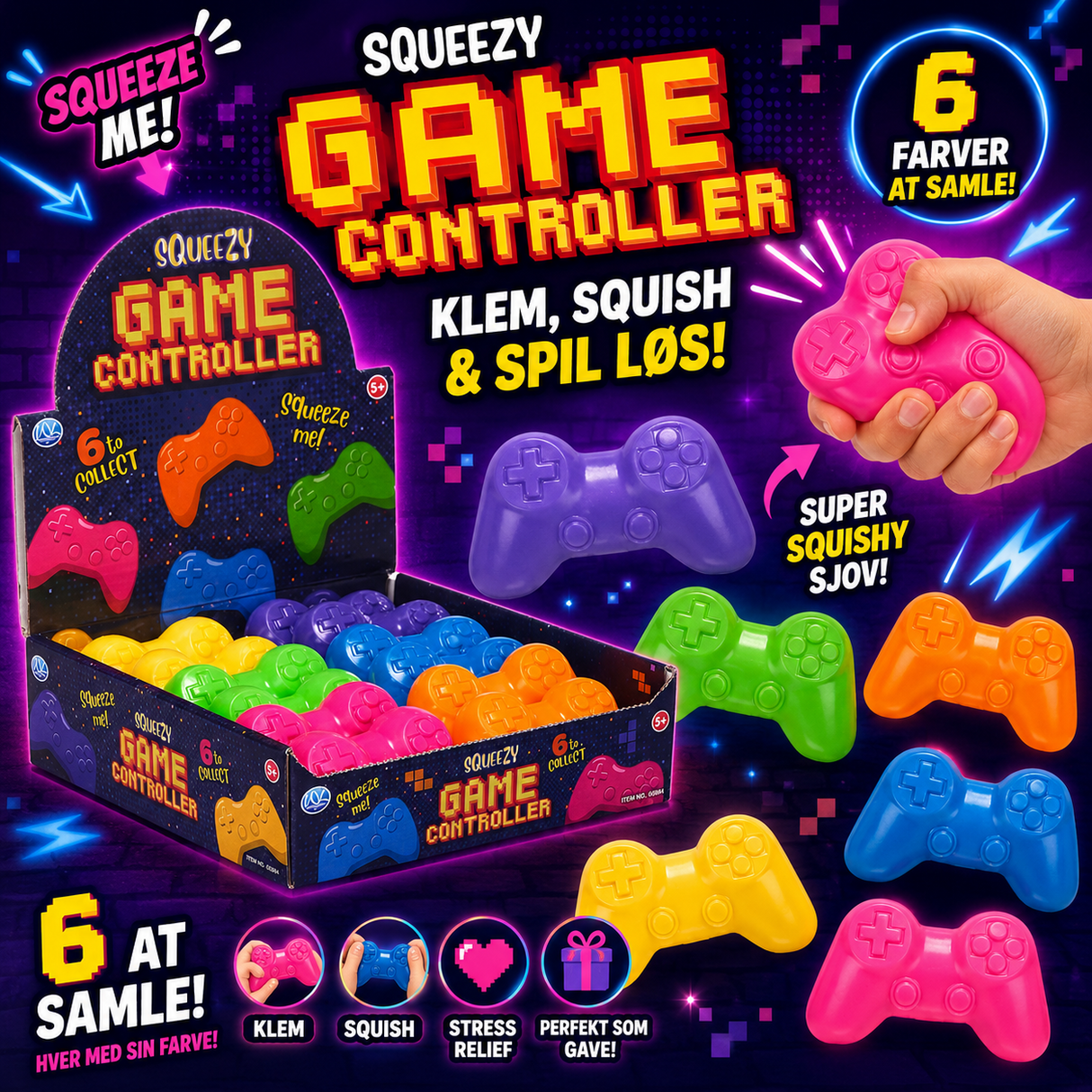 Squishy game controller